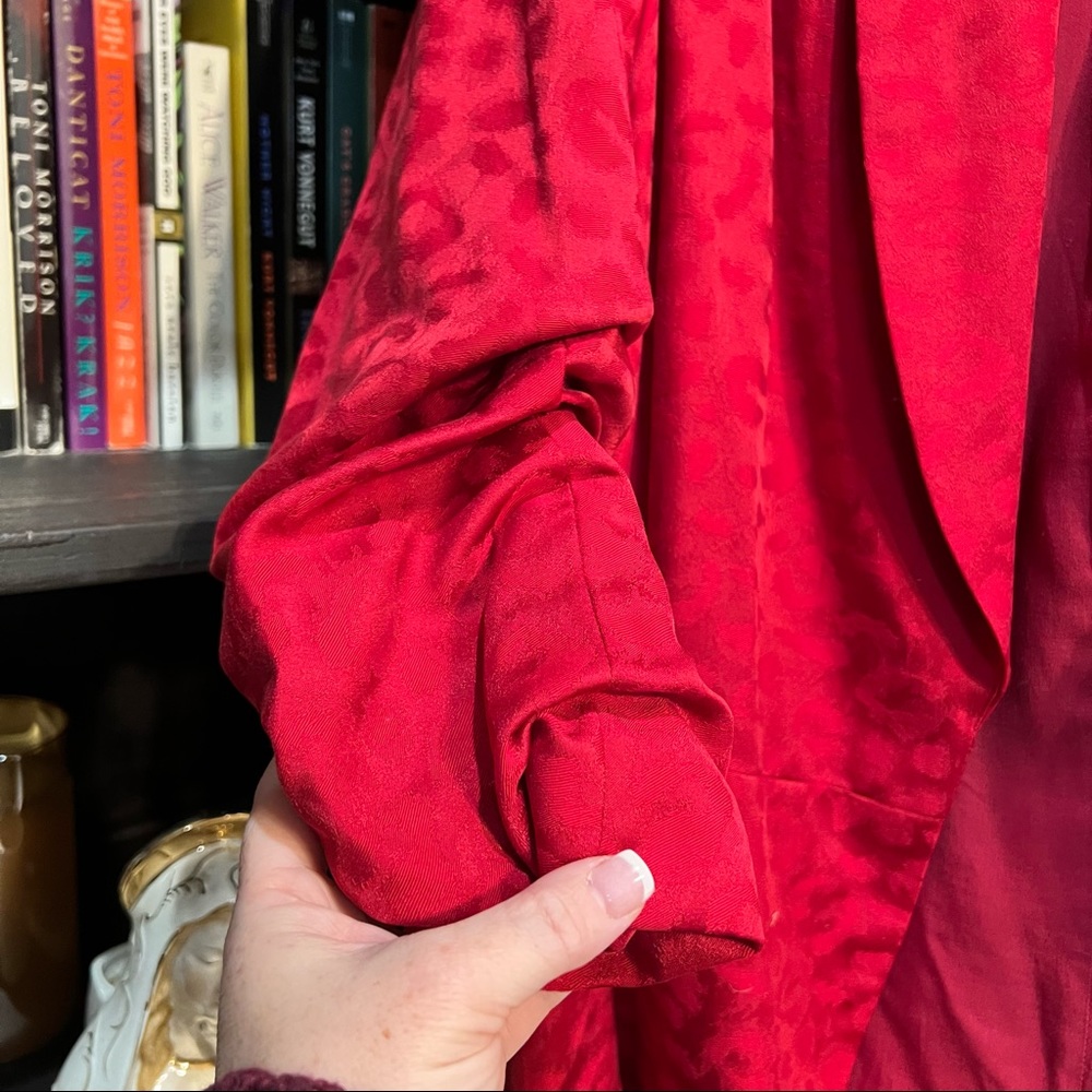 Blue Life Davi Blazer in Leopard Risky Red - Picture 4 of 6